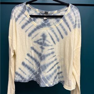 FREE PEOPLE Tie-Dye Long Sleeve Top